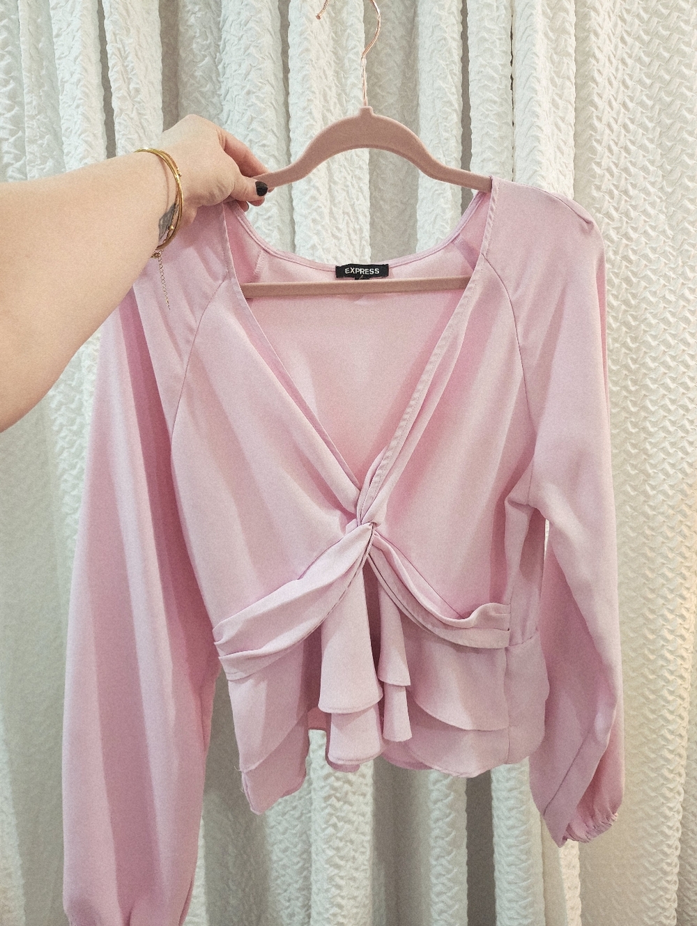 Express Womens Long Sleeve Blouse